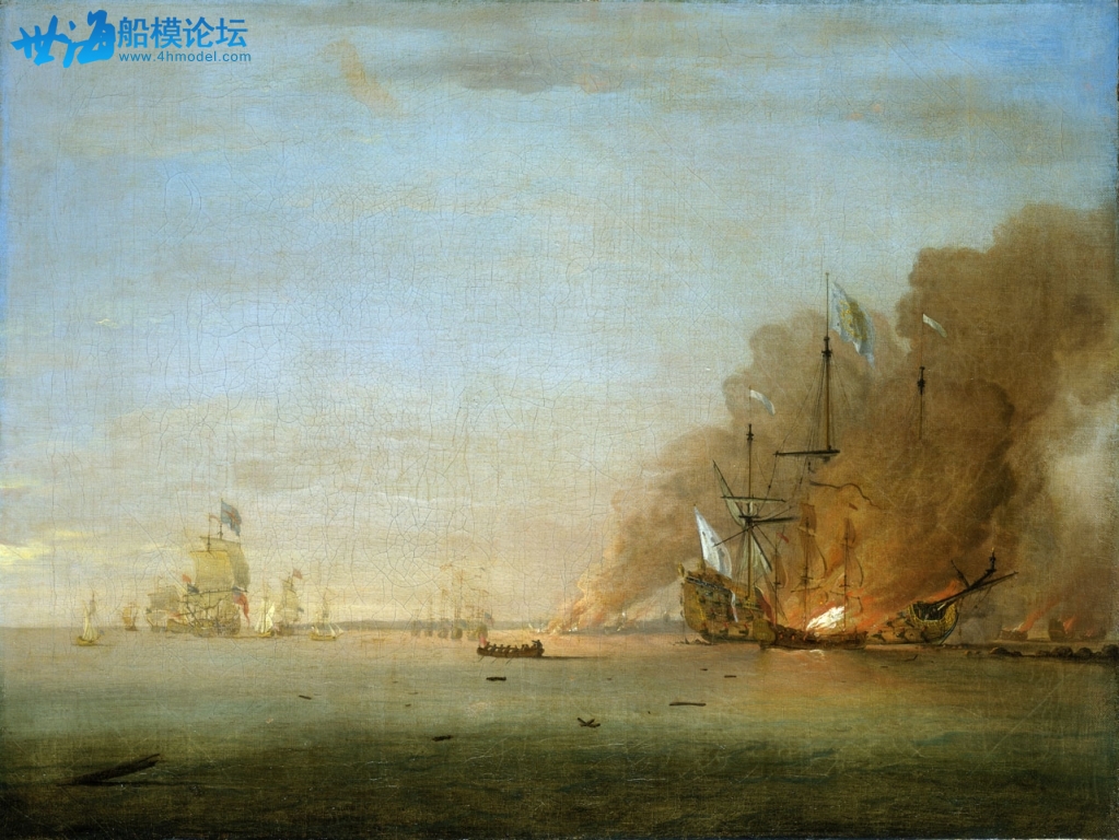 Destruction of the Soleil Royal at the Battle of La Hogue.jpg