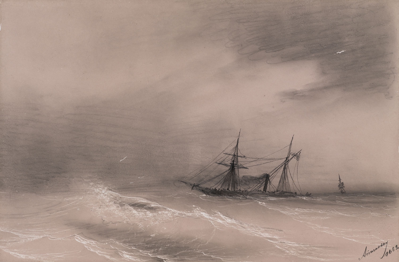 At Sea signed and dated 1852 17.5-27.jpg